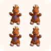 Buddy The Unicorn Plush 4PCS