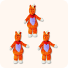 Buddy The Unicorn Plush Type B 3PCS