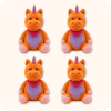Buddy The Unicorn Plush Type C 4PCS